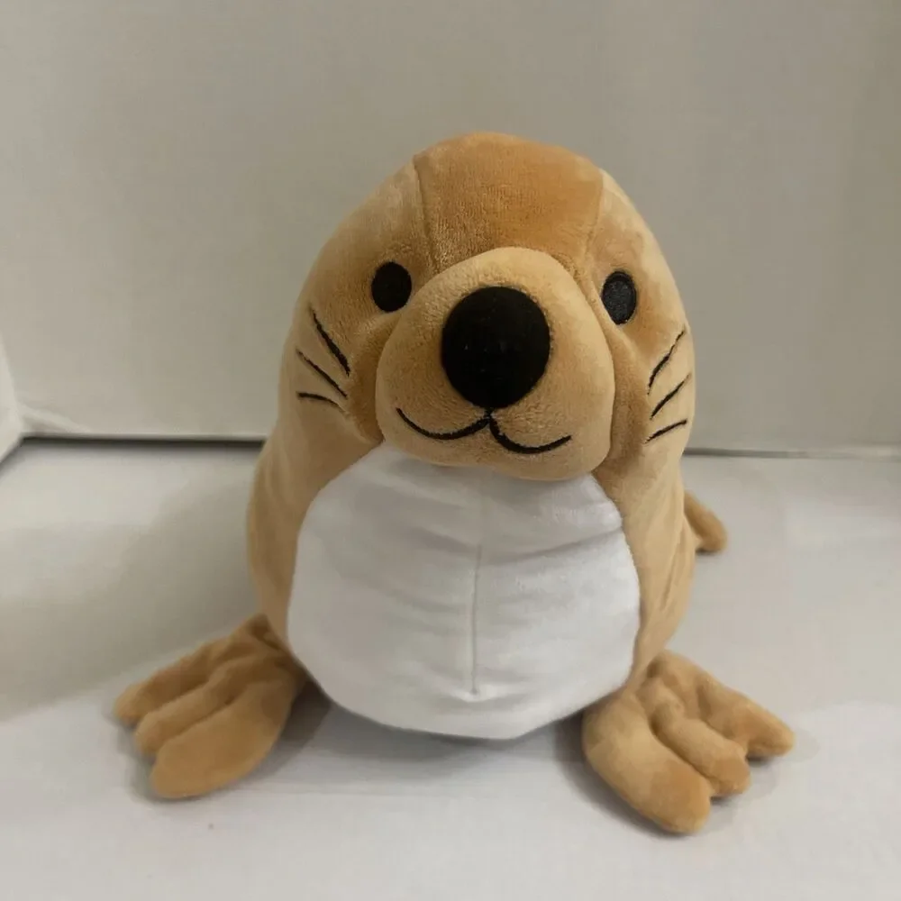 Miniso Ocean Series Seal Pillow Plush Stuffed Animal 11”